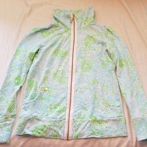 Lilly Pulitzer zip up sweatshirt
